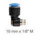 Swivel Elbow Pu 10mm X 1/8' M